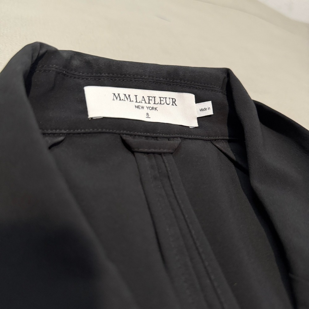 MM Lafleur Blazer Moreland Travel Origami Tech Career Jacket Gray Modern-8-6852 - Picture 4 of 8